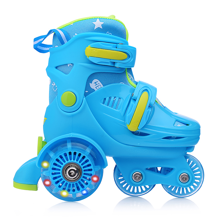 Фото к товару Ролики детские U011007Y размер S, голубые Ролики детские U011007Y размер S, голубые