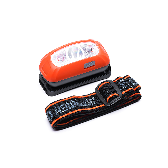 Фонарь налобный 00-6075 аккумуляторный, 400 мАч