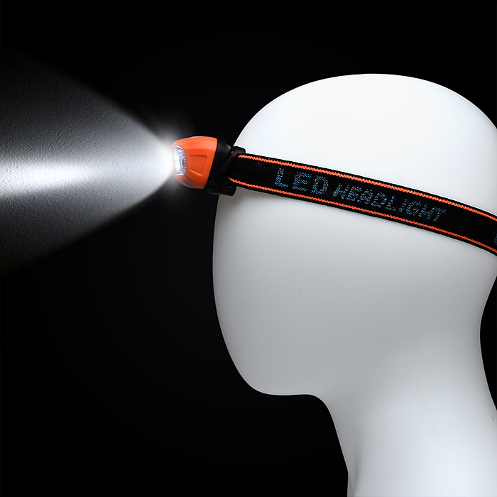 Фонарь налобный 00-6075 аккумуляторный, 400 мАч