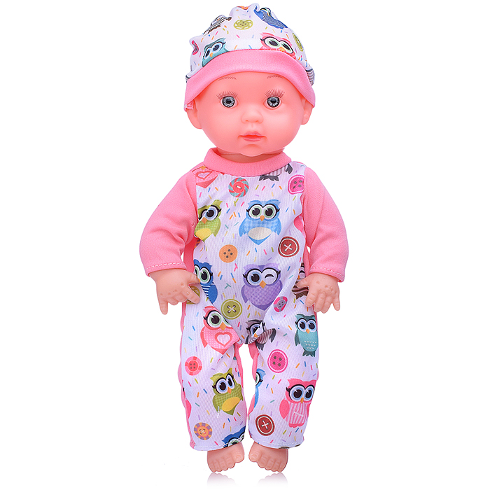 Одежда для пупса UT0172-1 "Мой пупсик. Забавные животные" (шапочка, комбинезон)