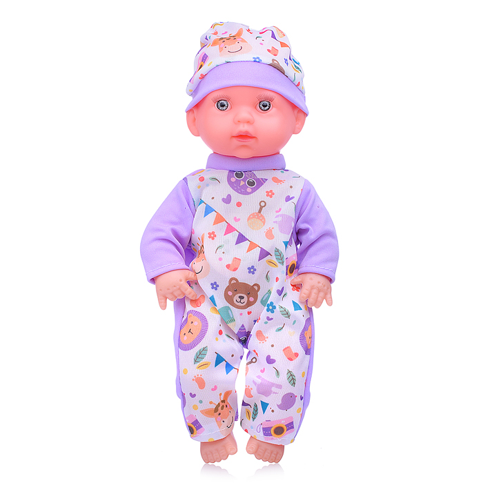 Одежда для пупса UT0172-1 "Мой пупсик. Забавные животные" (шапочка, комбинезон)