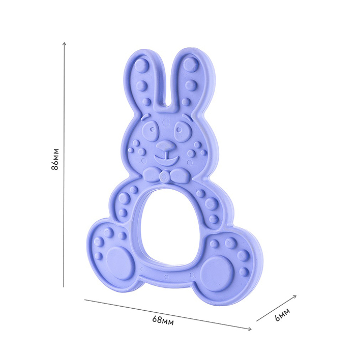 Массажер для десен (прорезыватель) "Зайка"