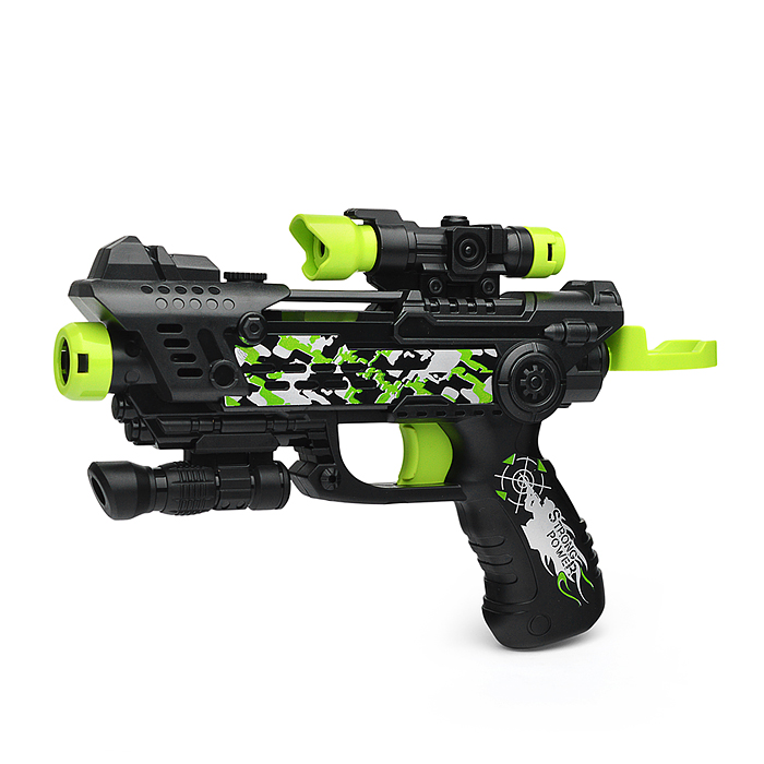 Бластер BT0049-1 "Суперагент" (с мишенью и мягкими пулями) в коробке