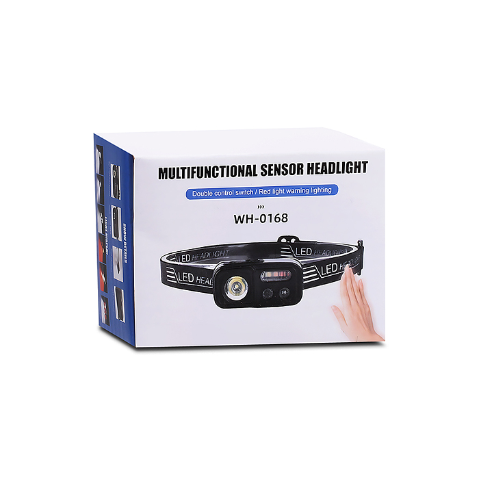 Фонарь налобный 00-6076 аккумуляторный, 400 мАч