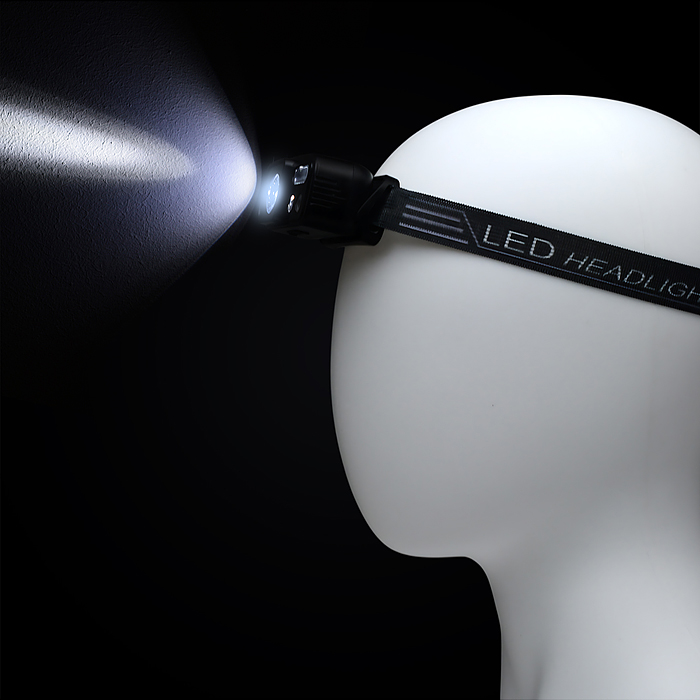 Фонарь налобный 00-6076 аккумуляторный, 400 мАч