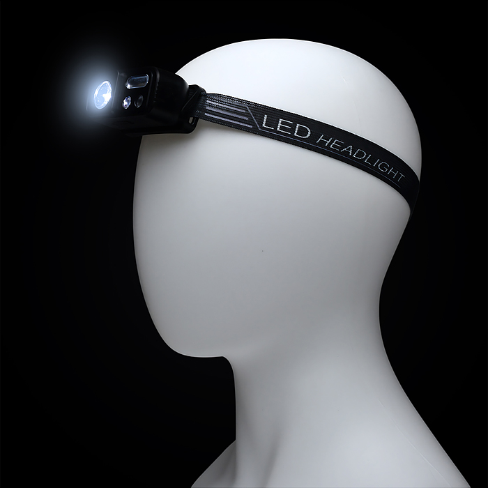 Фонарь налобный 00-6076 аккумуляторный, 400 мАч