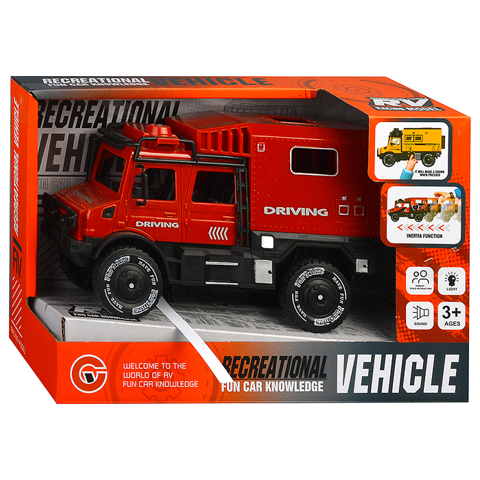 Машина 9892-1C "Путешествие" в коробк