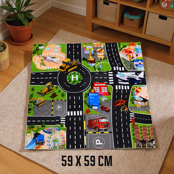 Фото к товару Набор дорожных знаков UT0190 "Мой друг-светофор!" в коробке Набор дорожных знаков UT0190 "Мой друг-светофор!" в коробке