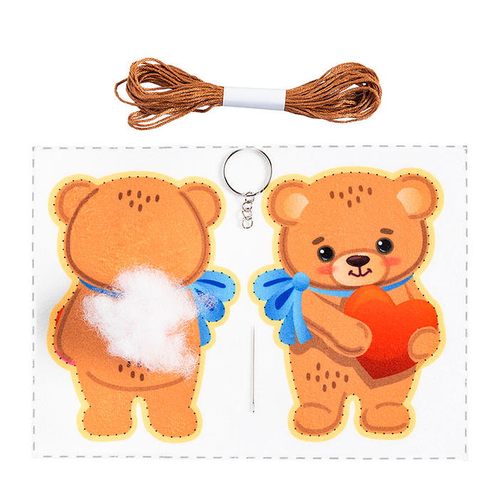 Игрушка брелок своими руками "Мишка"