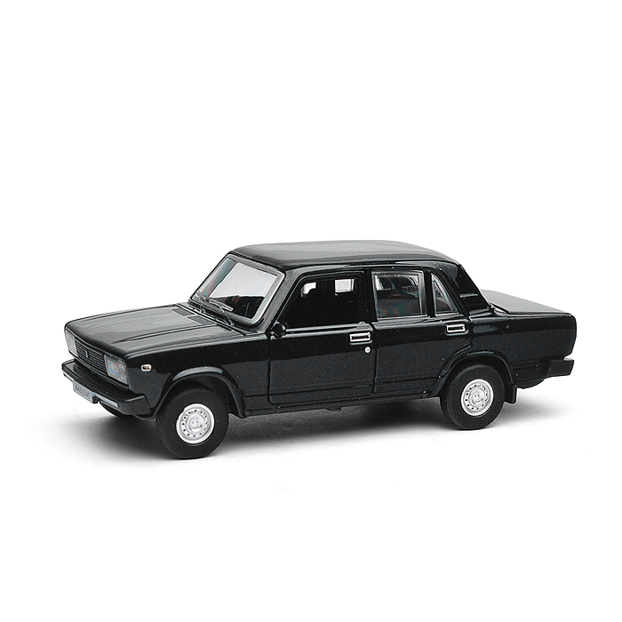Машина металл LADA ваз-2105 1997 12 cm, двери, багаж, инерц.черный