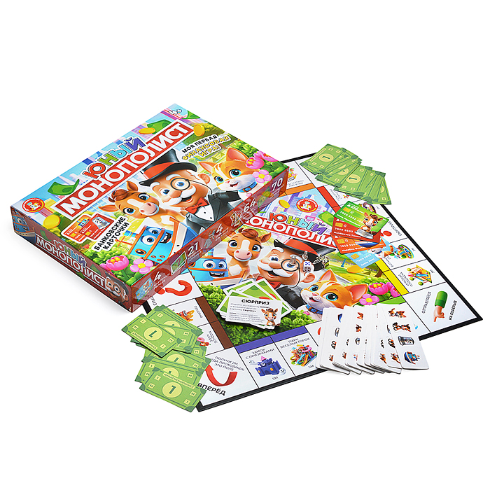 Игра настольная "Юный монополист"