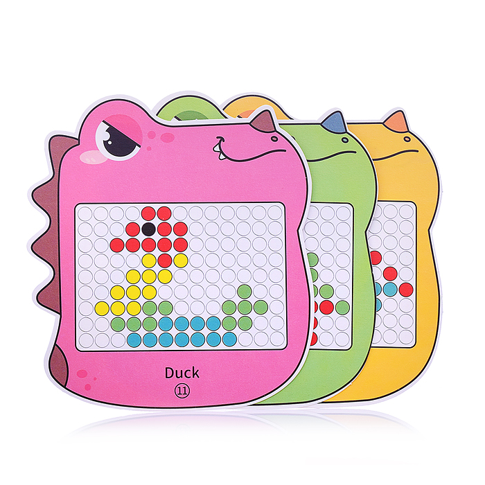 Мозаика магнитная HBD88-18 "Динозаврик" в коробке