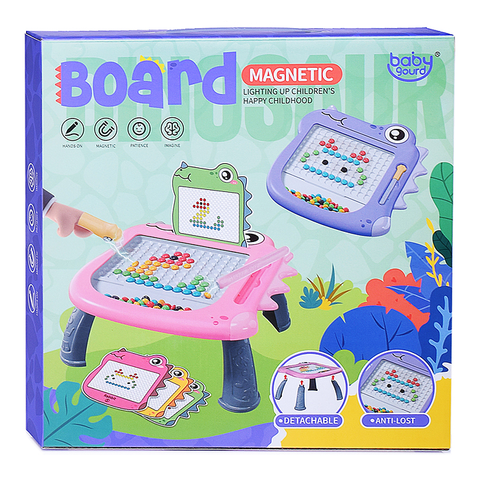 Мозаика магнитная HBD88-18 "Динозаврик" в коробке