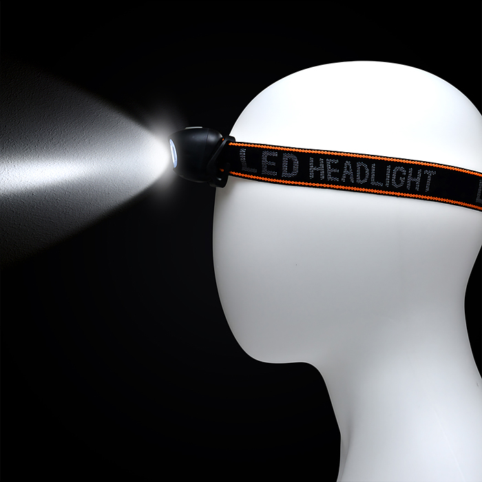 Фонарь налобный 00-6096 аккумуляторный, 400 мАч