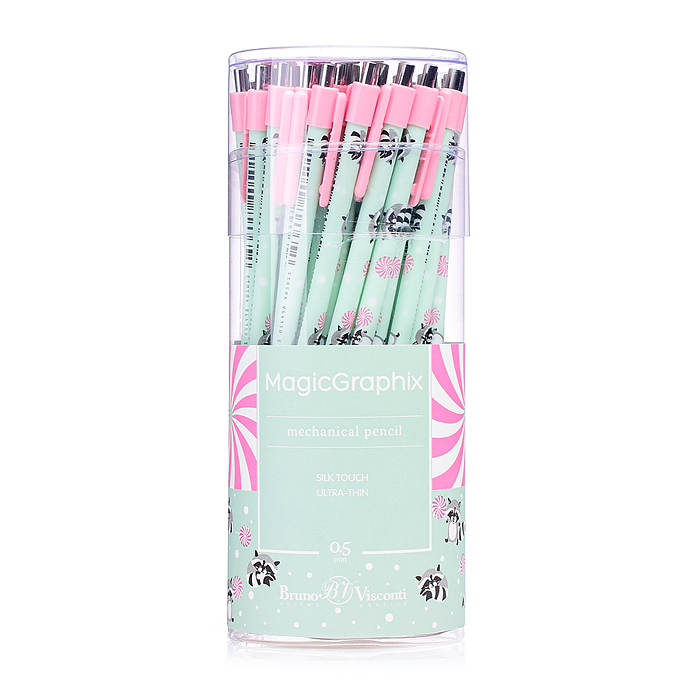 Карандаш механический "MagicGraphix. Lolipop. Енотики" 0.5мм