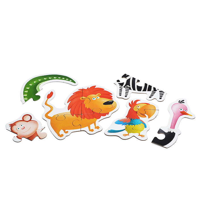 Фото к товару Пазл "Животные Африки" Пазл "Животные Африки"