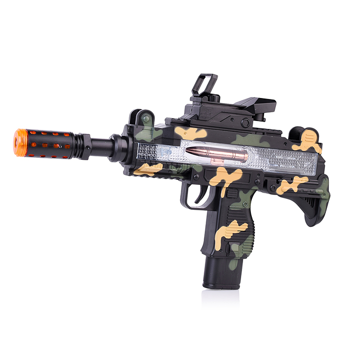 Фото к товару Автомат JQ888-1 "Ярость" на батарейках, в пакете Автомат JQ888-1 "Ярость" на батарейках, в пакете