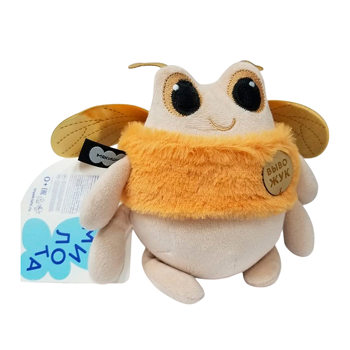 Игрушка мягконабивная (Жук в меховой шубе)