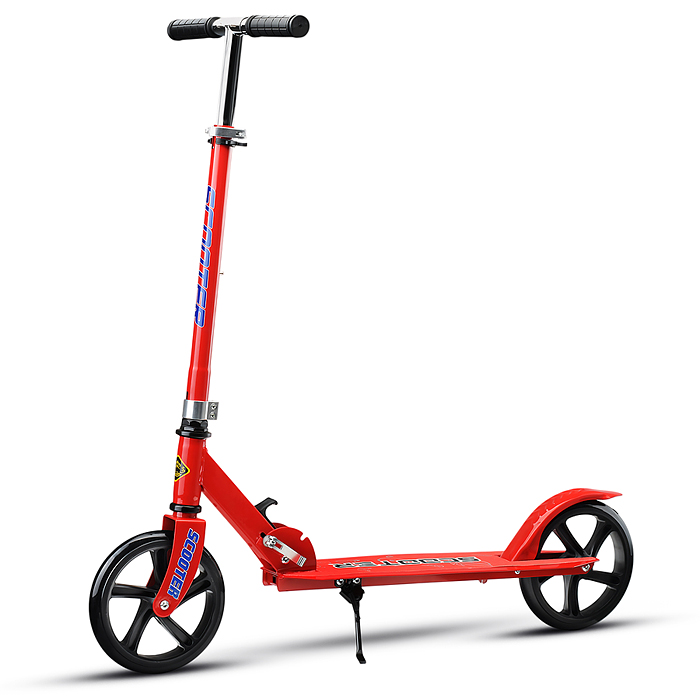 Самокат U038251Y 2-х кол., красный, в коробке