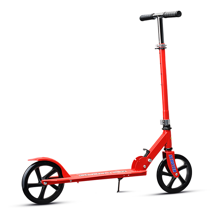 Самокат U038251Y 2-х кол., красный, в коробке