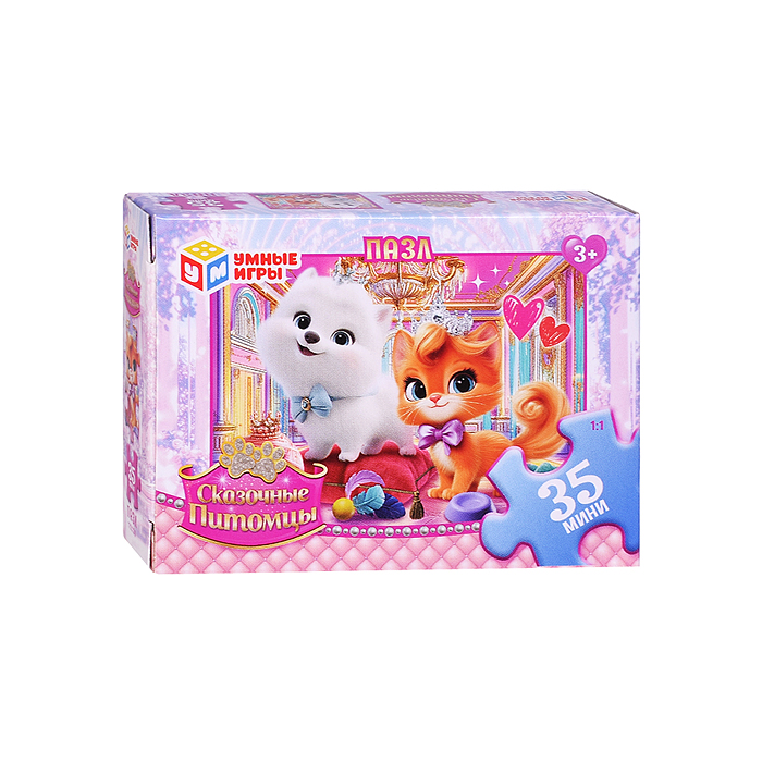 Пазлы 35 "Сказочные питомцы"