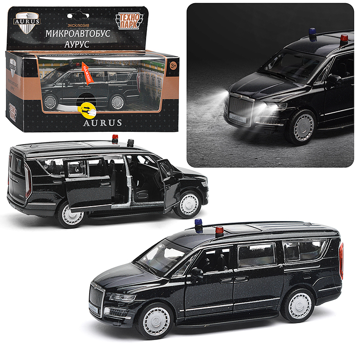 Машина металл свет-звук аурус арсенал длина 13,8 см, дв, инерц, черный