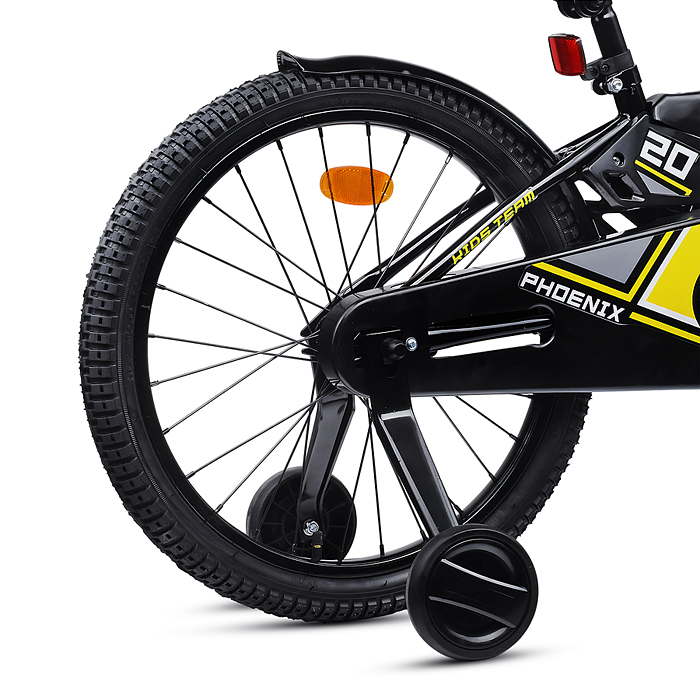 Велосипед 18" Rocket Phoenix, цвет черно/желтый
