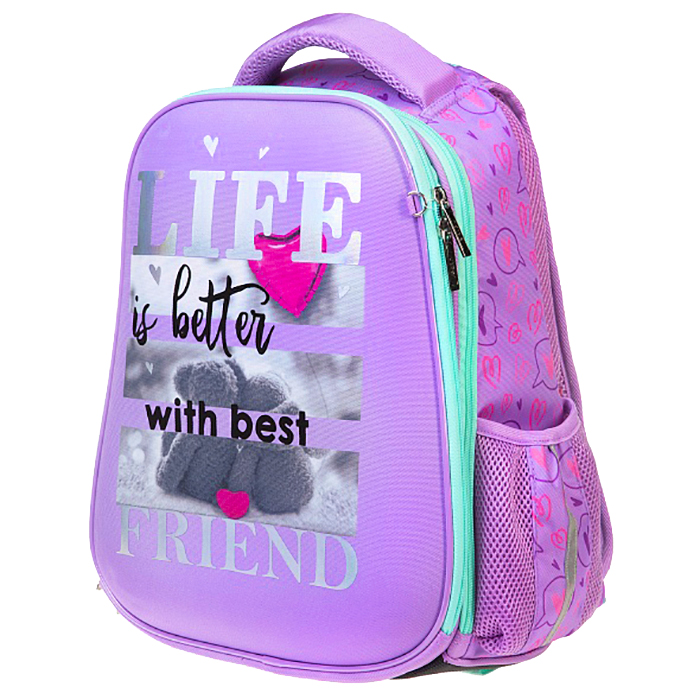 Рюкзак Ergonomic light "Лучшие друзья" 38х29х15см EVA материал нагрудная стяжка свет