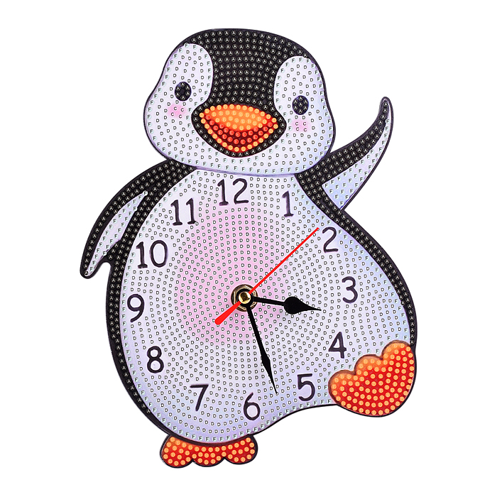 Набор творческая мастерская 00-6773 Часы "Пингвин" 20*22 см