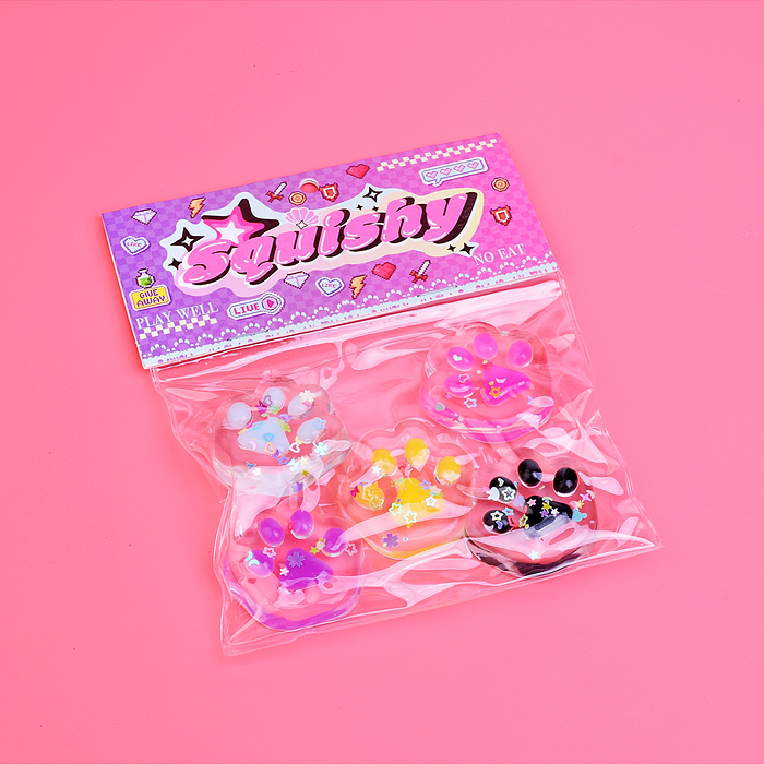 Игрушка-антистресс 00-6534 "Лапа с декором""