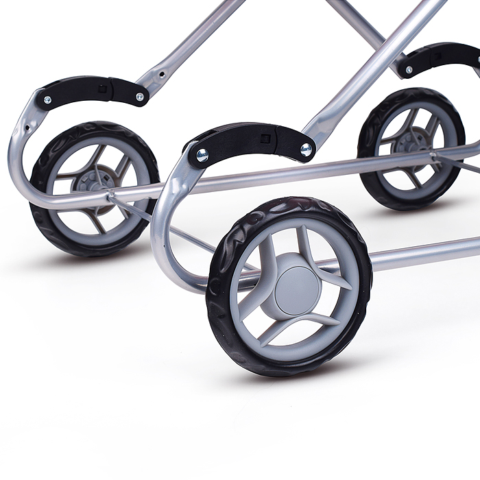 Фото к товару Коляска для кукол 9308W металлическая, складная, прогулочная с капюшоном, цвет розовый Коляска для кукол 9308W металлическая, складная, прогулочная с капюшоном, цвет розовый