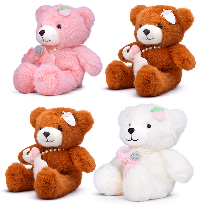 Мягкая игрушка М1459 "Медведь в бусах" 30 см