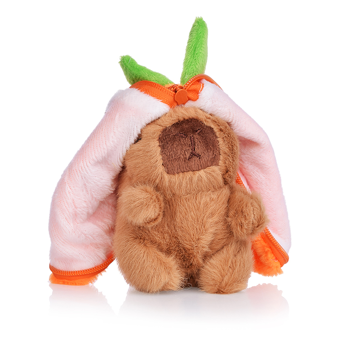 Мягкая игрушка М1498 "Капибара в сумочке" 12 см