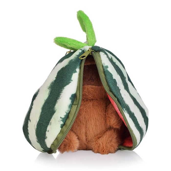 Мягкая игрушка М1498 "Капибара в сумочке" 12 см