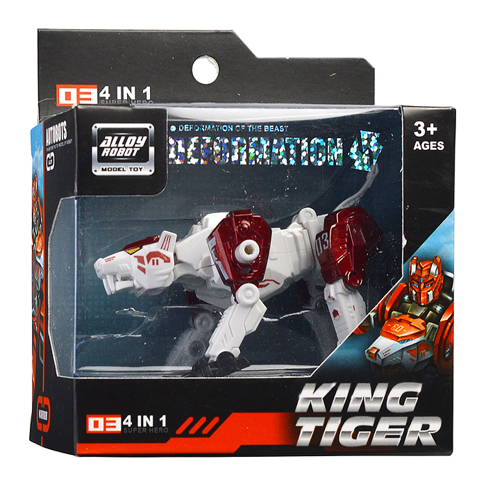 Фото к товару Робот HF9989-4 "King tiger" в коробке Робот HF9989-4 "King tiger" в коробке
