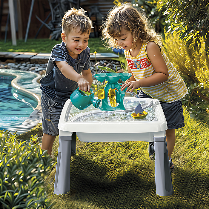 Игрушка Песочница игровая 3в1, песок-вода-столик, с аксесс.