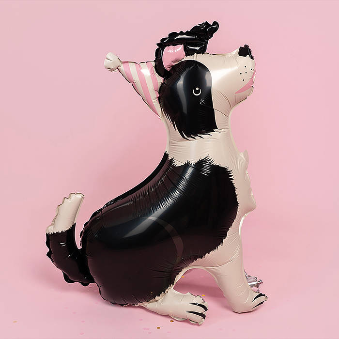 Шар 3D (36''/92 см) Щенок в колпачке, 1 шт. в уп.