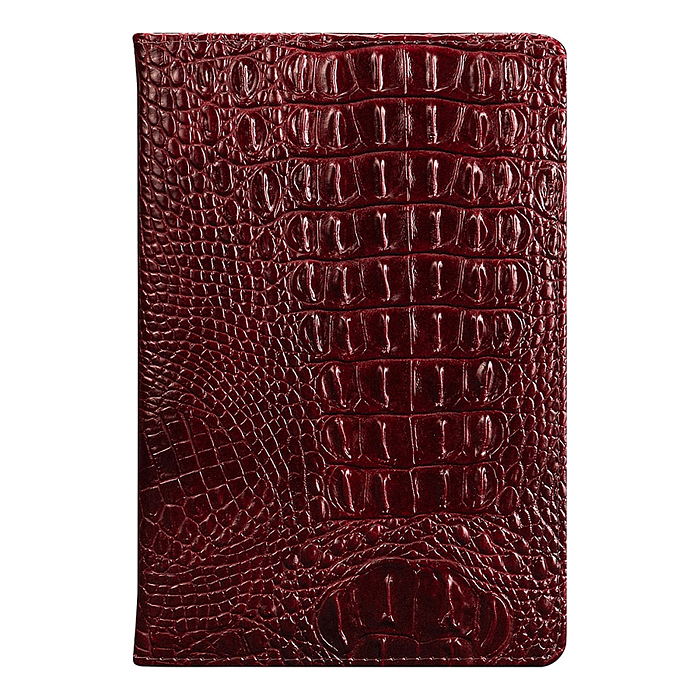 Ежедневник A5, 136л. "Croco Style" бордовый