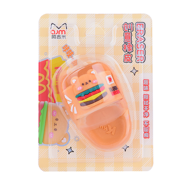 Ластик Фаст фуд 6 см, блистер