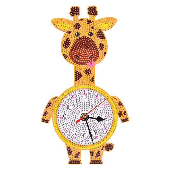 Набор творческая мастерская 00-6772 Часы "Жирафик" 20*22 см.