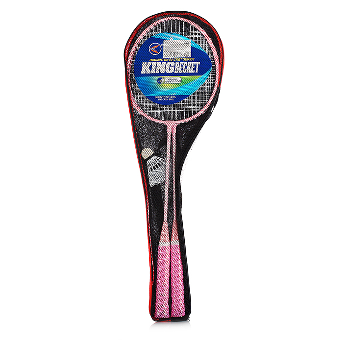 Набор бадминтон 00-5764 цвет розовый, в сумке