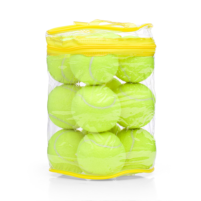 Набор мячей для большого тенниса 00-6074 (12 шт.) в сумке