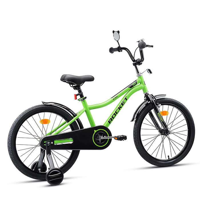 Фото к товару Велосипед 18" Rocket Kind, цвет зелный Велосипед 18" Rocket Kind, цвет зелный