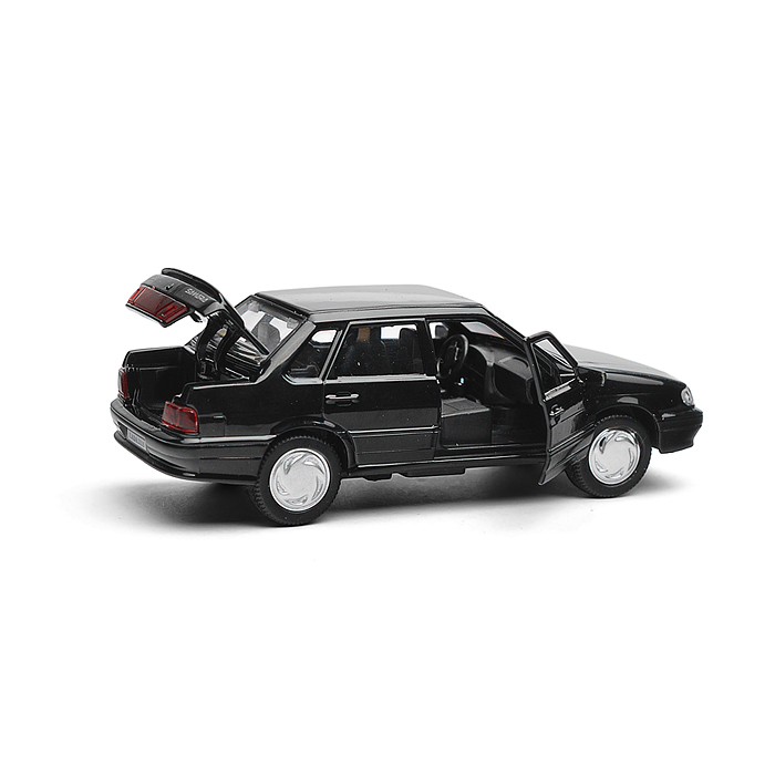 Машина металл ваз-2115 "Самара" длина 12 см, двери, черный