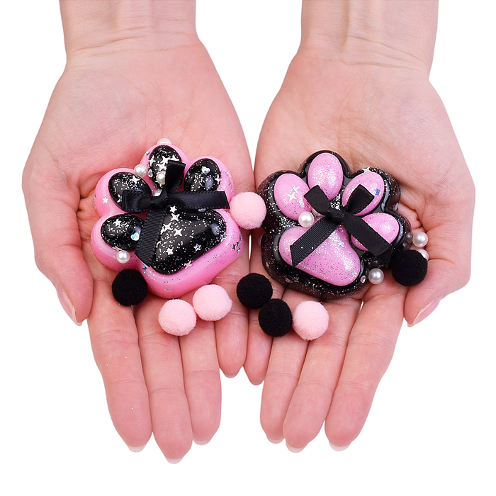 Игрушка-антистресс 00-6528 "Лапка котика с бантиком"