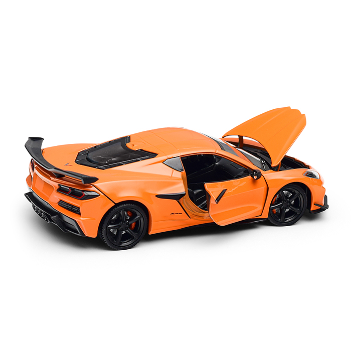 Машинка 1:24 Chevrolet Corvette Z06, оранжевый