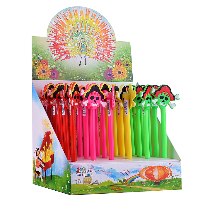 Ручка шариковая "Пират", 0,7 мм, синяя, цветной пластиковый корпус