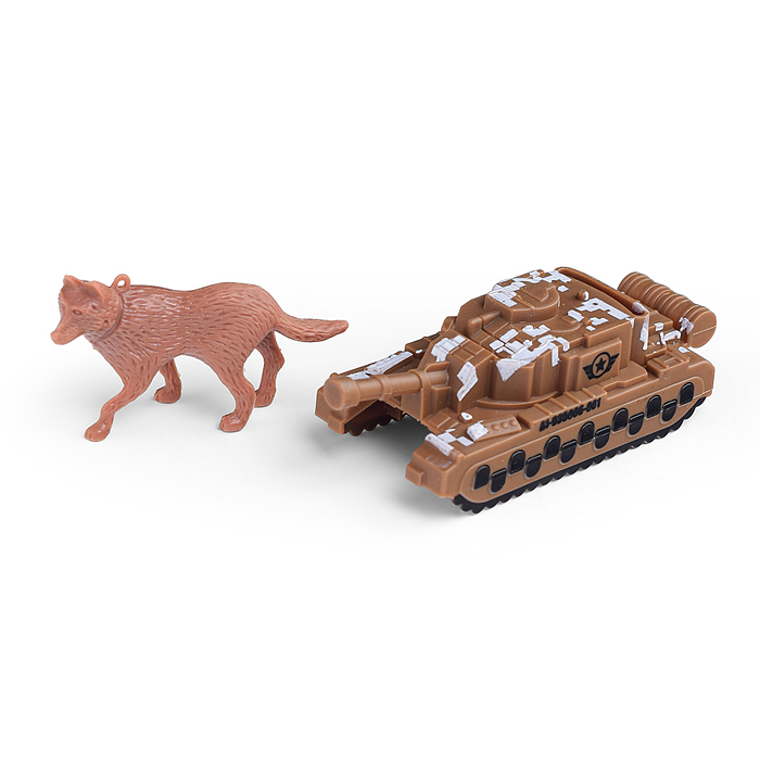 Игровой набор 166H-69 "Военная техника" с солдатами, в пакете