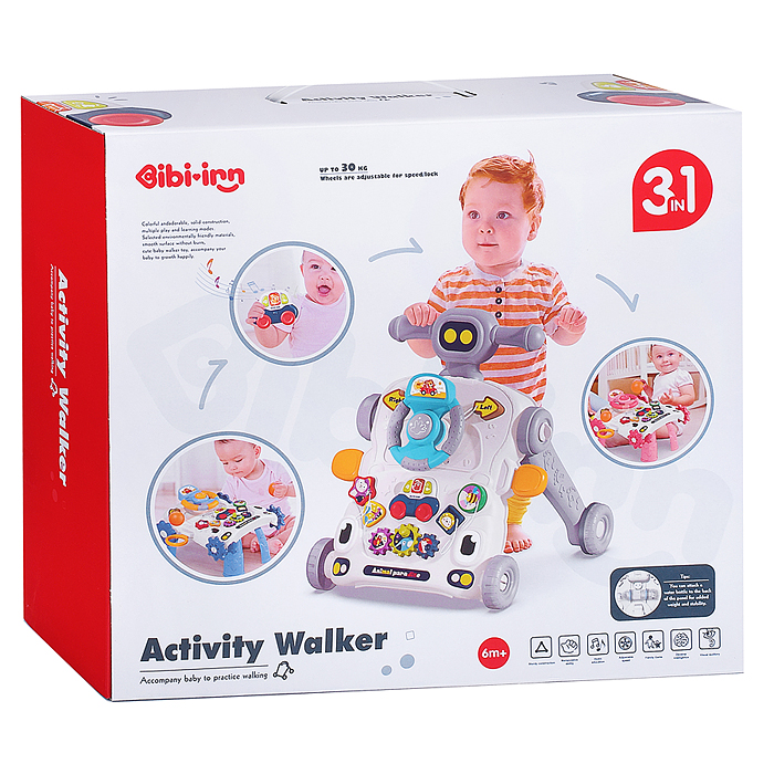 Игровой центр-Каталка 6042 "Первая шаги" в коробке