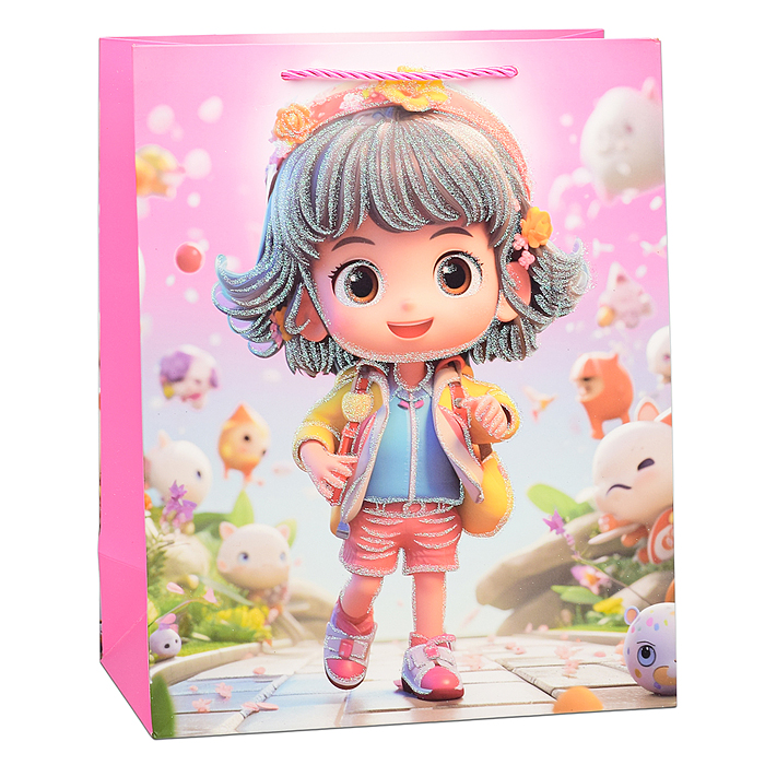 Пакет подарочный 00-6350 "Красавица" 26х32х12 см